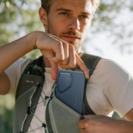 Удароустойчив кейс с MagSafe и капак на камерата за Samsung Galaxy S26 Ultra от Tech Protect Kevlar Aura - Navy Blue
