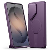 Удароустойчив кейс с MagSafe и капак на камерата за Samsung Galaxy S26 Ultra от Tech Protect Kevlar Aura - Violet