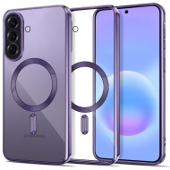 Твърд кейс с MagSafe и протектор за камерата на Samsung Galaxy A37 5G от Tech-Protect MagFlex - Cobalt Violet