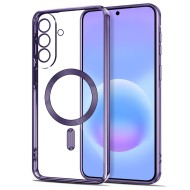 Твърд кейс с MagSafe и протектор за камерата на Samsung Galaxy A57 5G от Tech-Protect MagFlex - Cobalt Violet