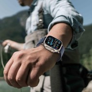 Текстилна каишка за Apple Watch 6/7/8/9/10/SE/ Ultra 1-2 (44/45/46/49 mm) от Tech-Protect Nylon Pro - Navy / Blue