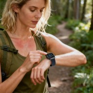 Текстилна каишка за Apple Watch 6/7/8/9/10/SE/ Ultra 1-2 (44/45/46/49 mm) от Tech-Protect Nylon Pro - Navy / Blue