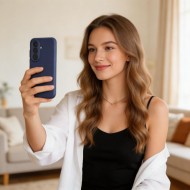 Твърд силиконов кейс с MagSafe за Samsung Galaxy S26 от Tech-Protect Silicone - Cobalt Violet