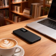 Кожен, активен тефтер за Samsung Galaxy A57 5G от Tech Protect Smart Wallet - Black