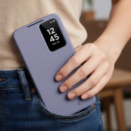 Кожен, активен тефтер за Samsung Galaxy A57 5G от Tech Protect Smart Wallet - Purple