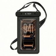 TECH-PROTECT UWC7 UNIVERSAL WATERPROOF FLOATING CASE 6.9 INCH BLACK