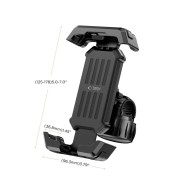 TECH-PROTECT V6 UNIVERSAL BIKE & MOTORCYCLE MOUNT BLACK