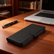 Кожен тефтер за Samsung Galaxy S26 Ultra от Tech-Protect Wallet - Black
