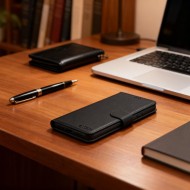 Кожен тефтер за Motorola Moto G57 Power / G67 Power от Tech-Protect Wallet - Black