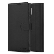 Кожен тефтер за Motorola Moto G67 / G77 от Tech-Protect Wallet - Black