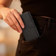 Кожен тефтер за Motorola Edge 70 5G от Tech-Protect Wallet - Black