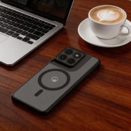 Твърд кейс с MagSafe пръстен за Motorola Edge 70 5G от Tech-Protect MagMat - Matte Black