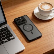 Твърд кейс с MagSafe пръстен за Motorola Edge 70 Fusion / Fusion+ Plus 5G от Tech-Protect MagMat - Matte Black