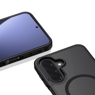 Твърд кейс с MagSafe пръстен за Samsung Galaxy A36 / A37 / A56 / A27 5G от Tech-Protect MagMat - Matte Black